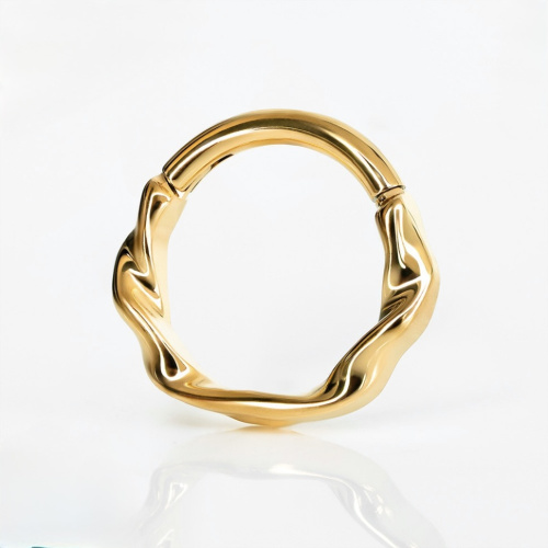 Кольцо-кликер River Gold 1.2 мм (16 G)